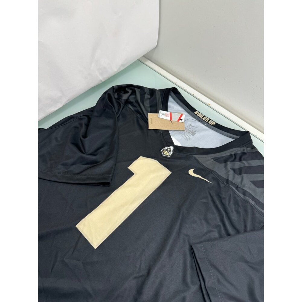 Nike Men Purdue Boilermakers #1 Dri-FIT Legend Football Jersey Shirt S, M, 3XL - Picture 3 of 9
